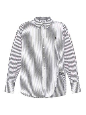 The Attico: shirts - Striped Cotton Shirt