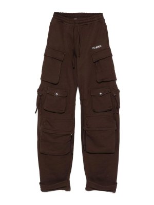 The Attico: casual trousers - Cotton Cargo Trousers
