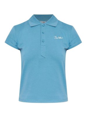 The Attico: polo shirts - Jersey Polo Shirt