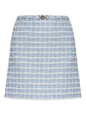 VERSACE: Knee length skirts & Midi - Tweed Mini Skirt
