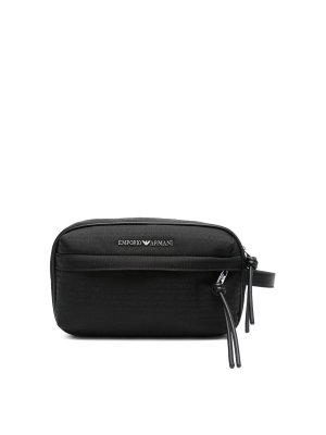 EMPORIO ARMANI: Cases & Covers - Nylon Wash Bag
