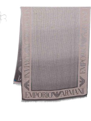 EMPORIO ARMANI: scarves - Logo Scarf