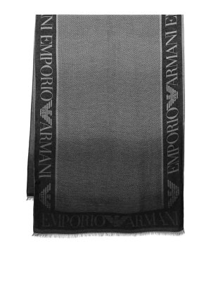EMPORIO ARMANI: Schals - Schal - Schwarz