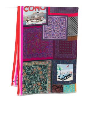 PIERRE-LOUIS MASCIA: Bufandas y pañuelos - Bufanda - Púrpura