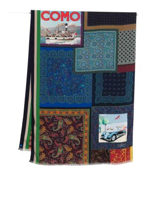 PIERRE-LOUIS MASCIA: Schals - Schal - Blau