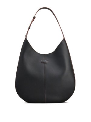 TOD'S: cross body bags - Di Bag Medium Leather Hobo Bag