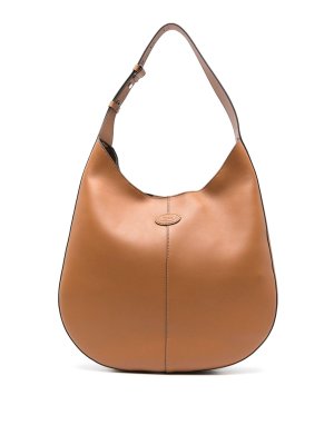 TOD'S: cross body bags - Di Bag Medium Leather Hobo Bag