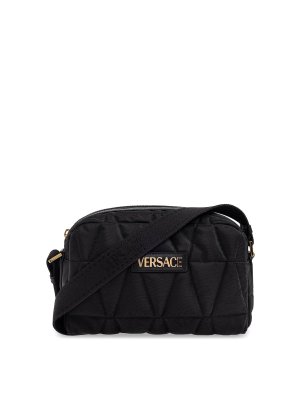 VERSACE: cross body bags - Myth Nylon Crossbody Bag