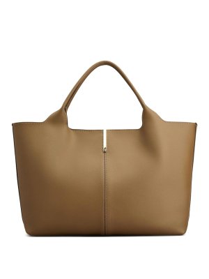 TOD'S: cross body bags - Medium Leather Shopping Bag