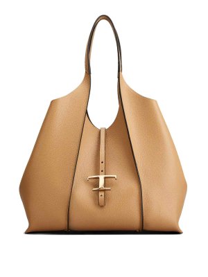 TOD'S: cross body bags - Medium Leather Shopping Bag