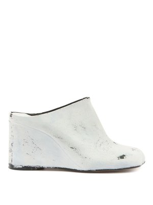 MM6 MAISON MARGIELA: Mules - Mules - Weiß