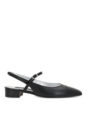CAREL PARIS: flat shoes - Oceano Leather Slingback Ballets