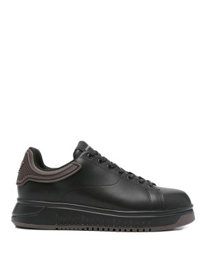 EMPORIO ARMANI: Chaussures de sport - Baskets - Noir