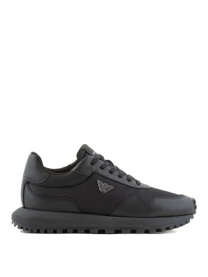 EMPORIO ARMANI: Chaussures de sport - Baskets - Noir