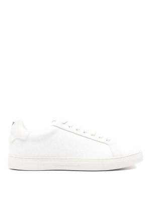 EMPORIO ARMANI: trainers - Allover Logo Sneakers