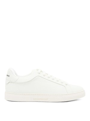 EMPORIO ARMANI: trainers - Leather Sneakers