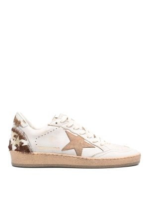 GOLDEN GOOSE: trainers - Ball Star Leather Sneakers