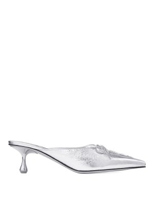 JIMMY CHOO: Mules - Mules - Silber