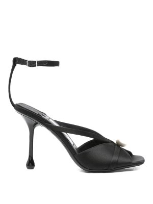 JIMMY CHOO: sandals - Siva 95 Satin Sandals