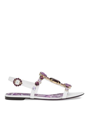 DOLCE & GABBANA: Sandales - Sandales - Violet