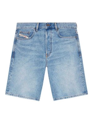 DIESEL: Hosen Shorts - Shorts - Helles Jeansblau