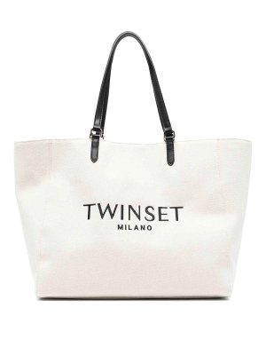 TWINSET: トートバッグ - トートバッグ - ベージュ