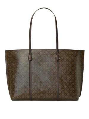 TORY BURCH: Sacs à main - Sac Cabas - Marron