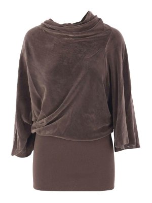 RICK OWENS: トップス＆タンクトップ - トップ/タンクトップ - グレイッシュブラウン