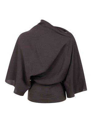 RICK OWENS: Tops y camisetas sin mangas - Top - Marrón Topo