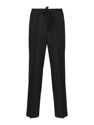VALENTINO GARAVANI: casual trousers - Straight-Leg Drawstring Trousers