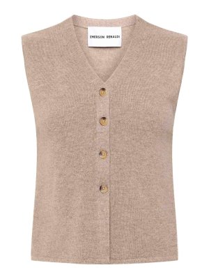 EMERSON RENALDI: maglieria gilet - Giubbotto a V.