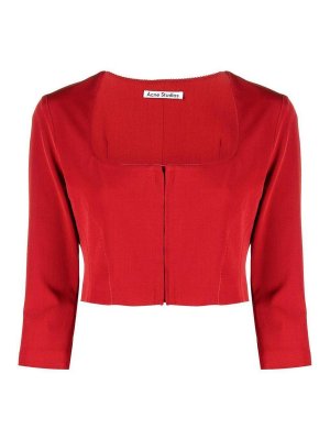 Acne Studios: blouses - Cropped Blouse