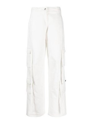 ANDREĀDAMO: Casual Hosen - Casual Hose - Weiß