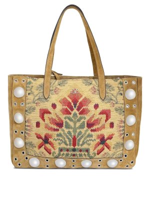 VALENTINO GARAVANI: トートバッグ - トートバッグ - マルチカラー