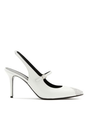 ALESSANDRA RICH: court shoes - Crystal Slingback Pumps