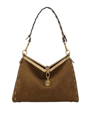 ETRO: borse a tracolla - Borsa Vela Media Brown