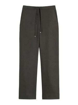 S MAX MARA: casual trousers - S Max Mara Pantalone Floria Dark Green