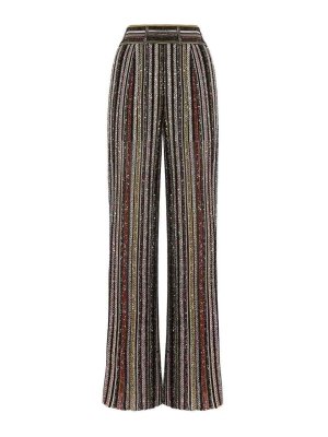 MISSONI: casual trousers - Multicolor lines trousers