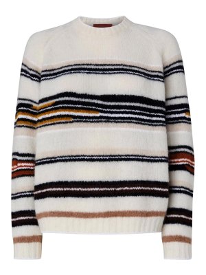 MISSONI: boat necks - Multicolor striped cutle sweater