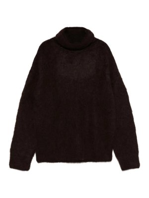 UMA WANG: ボートネック - ボートネック - ブラウン