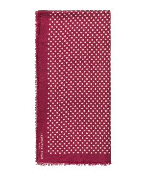 LAURENCE BRAS: scarves - Louis Red scarf