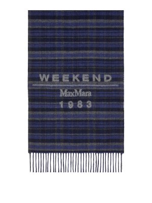 WEEKEND MAX MARA: Bufandas y pañuelos - Bufanda - Azul Oscuro