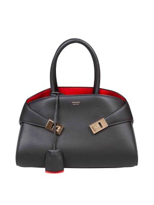 SALVATORE FERRAGAMO: Handtaschen - Shopper - Schwarz