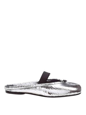 Maison Margiela: Mules - Mules - Silber