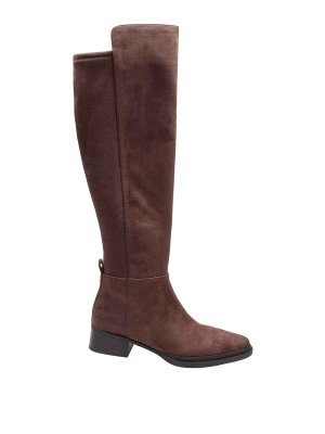MICHAEL KORS: boots - Lex boot in chocolate color suede