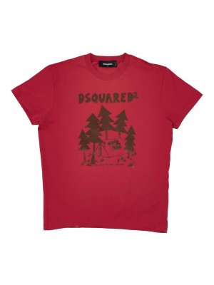 DSQUARED2: T-shirts - T-Shirt - Rot