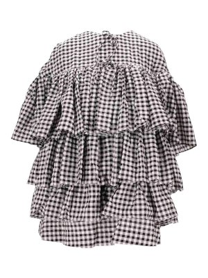 MERYLL ROGGE: short dresses - Short Ruffle Tiered Dress