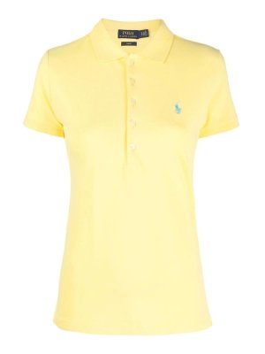 POLO RALPH LAUREN: polo shirts - Julie Logo-Embroidered Polo Shirt