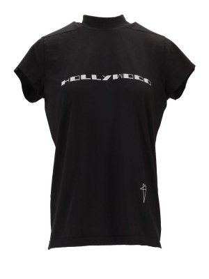 RICK OWENS: Tシャツ - Tシャツ - 黒