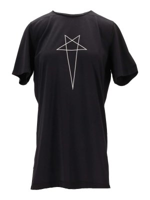 RICK OWENS: Tシャツ - Tシャツ - 黒